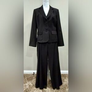 Classic Brown Two-Piece Suit jacket size 10, pants size 8